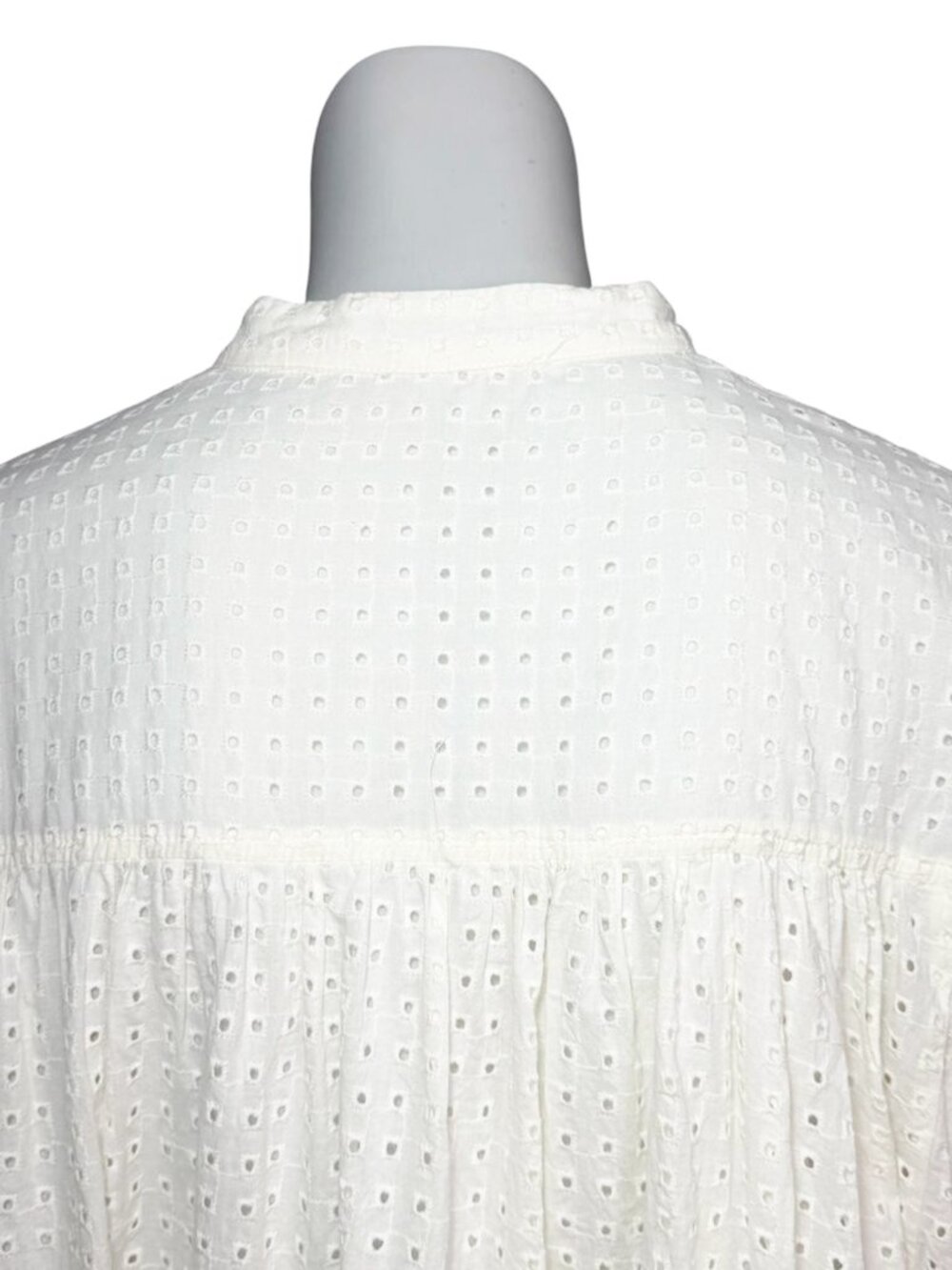 MADEWELL Eyelet Boxy Mini Shirtdress - Picture 6 of 8